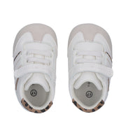Sneakers culla da bambina con velcro