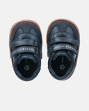 Sneakers da bambino con doppio cinturino a strappo