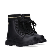 Stivaletti da bambina con calzino glitter - T1A5-34006-0332999-