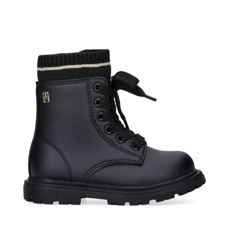 Stivaletti da bambina con calzino glitter