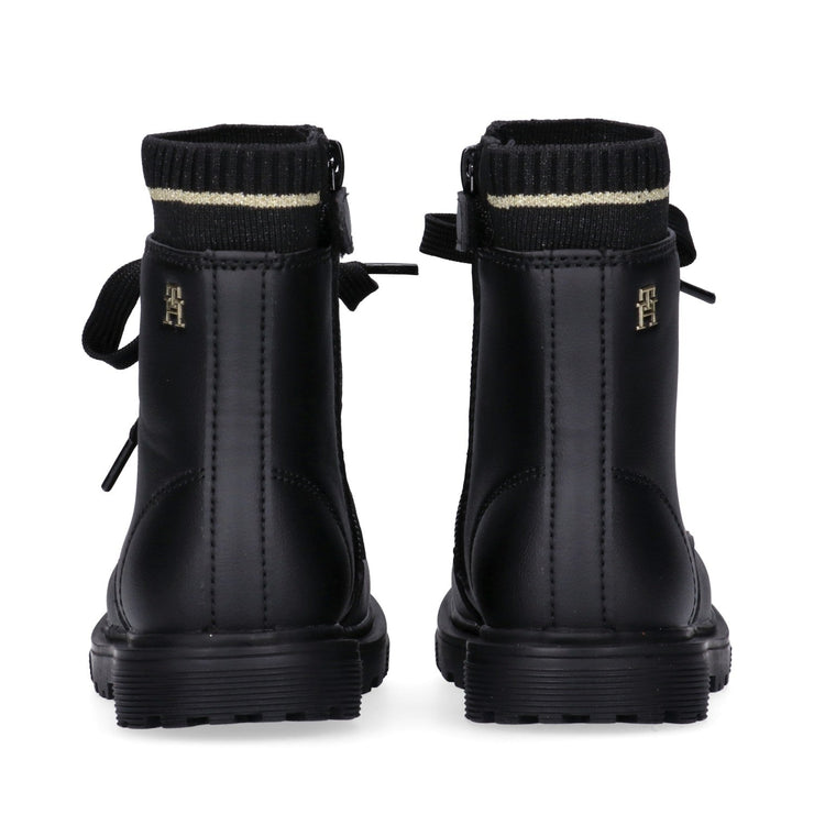 Stivaletti da bambina con calzino glitter