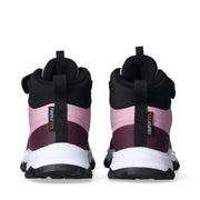 Scarponcini bambina in tessuto tecnico con velcro e lacci