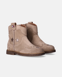 Stivaletti texani bambina in suede con stelle