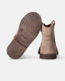 Stivaletti texani bambina in suede con stelle