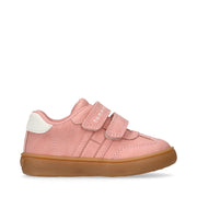 Sneakers da bambina doppio velcro stile retrò