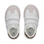 Sneakers da bambina doppio velcro animalier