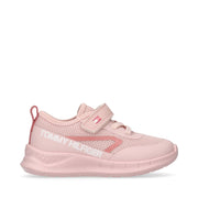 Sneakers running da bambina con velcro