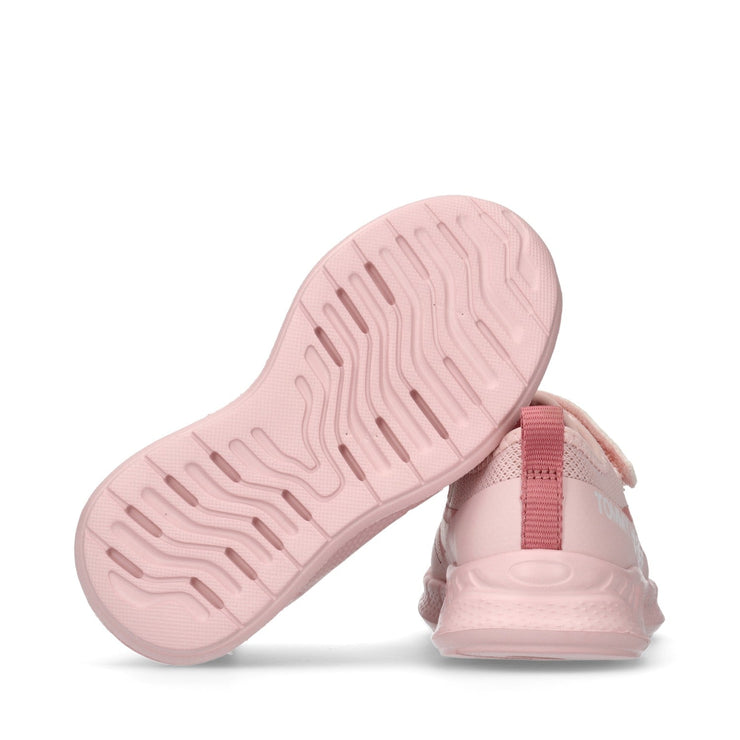 Sneakers running da bambina con velcro