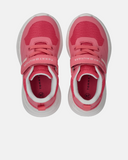 Sneakers running con velcro e lacci elastici