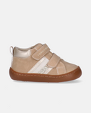 Sneakers bambina barefoot con doppio velcro