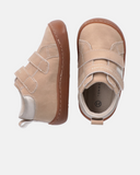 Sneakers bambina barefoot con doppio velcro