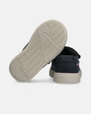 Mocassini in nabuk sintetico con velcro