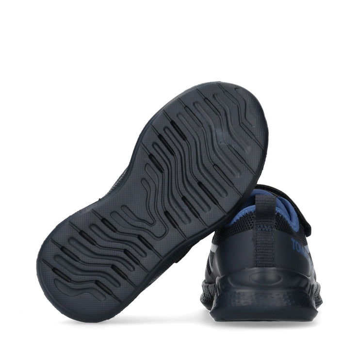 Sneakers running da bambino con velcro