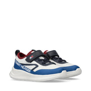 Sneakers color-block running da bambino con velcro - T1B9-34110-1843B054