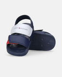 Sandali piscina color block doppio velcro