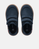 Scarpe bambino stile barca con doppio velcro