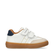 Sneakers stile retrò con doppio velcro