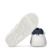 Sneakers stile basket con flag laterale e velcro