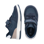 Sneakers da bambino con velcro e flag laterale