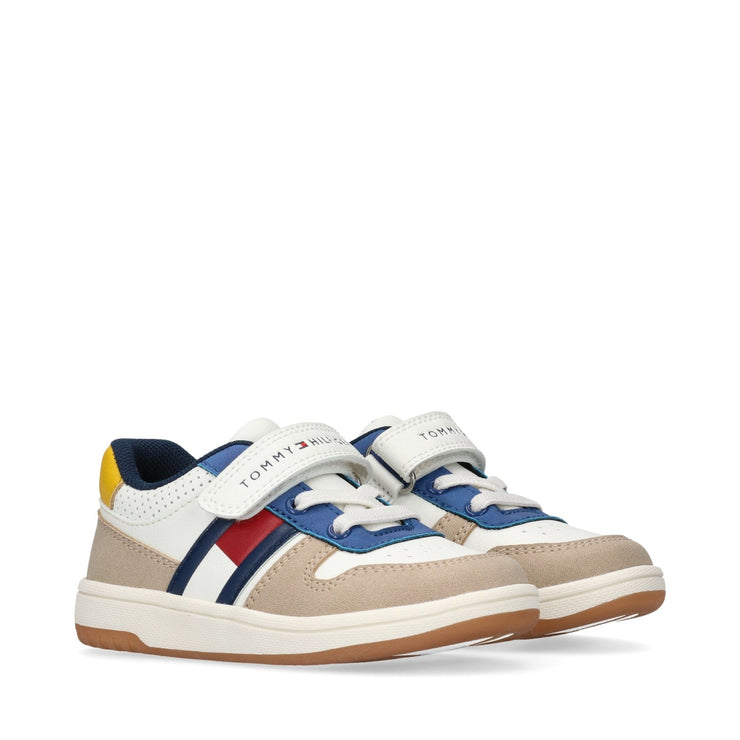 Sneakers da bambino color-block con velcro - T1X9-34069-1269Y913