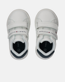 Sneakers bambino con velcro e flag iconica
