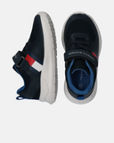 Sneakers running da bambino con velcro