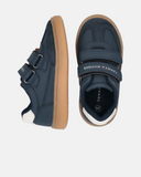 Sneakers bambino con doppio velcro e suola gum