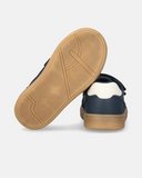 Sneakers bambino con doppio velcro e suola gum