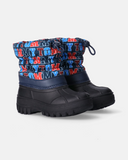 Stivali da neve bambino con stampa logo all-over