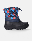 Stivali da neve bambino con stampa logo all-over