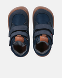 Sneakers alte barefoot con doppio velcro