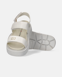 Sandali platform con doppio velcro