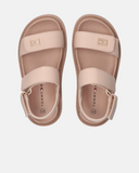 Sandali platform con doppia fascia regolabile