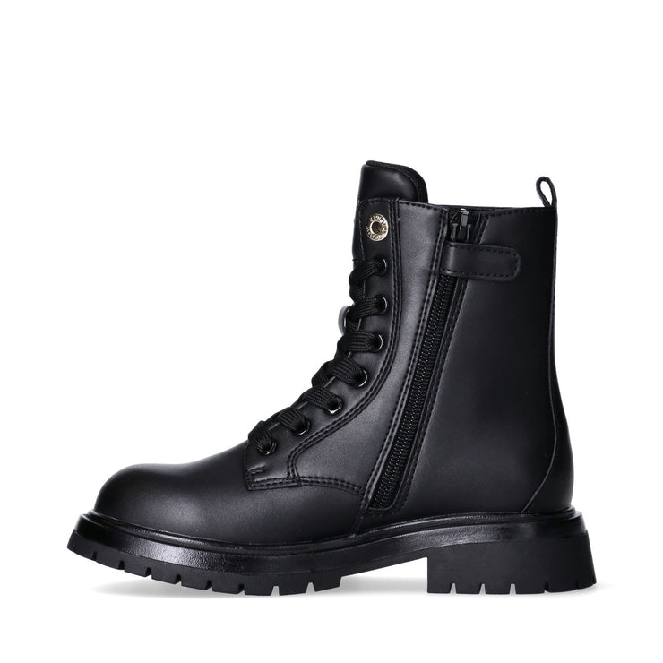 Anfibi da ragazza con dettaglio Monogram dorato