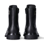 Anfibi da ragazza con dettaglio Monogram dorato