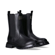 Stivali da ragazza con dettaglio Monogram dorato - T3A5-34016-1355999-