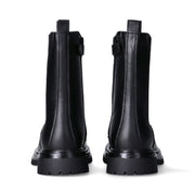 Stivali da ragazza con dettaglio Monogram dorato