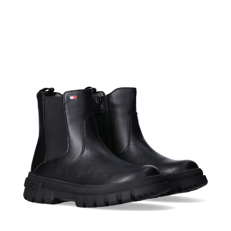 Stivaletti da ragazza con iconica flag e suola carrarmato - T3A5-34047-1355999-