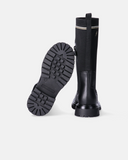 Stivali ragazza con gambale elastico e TH Monogram