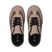 Sneakers da ragazza con inserti animalier