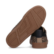 Sneakers da ragazza con inserti animalier