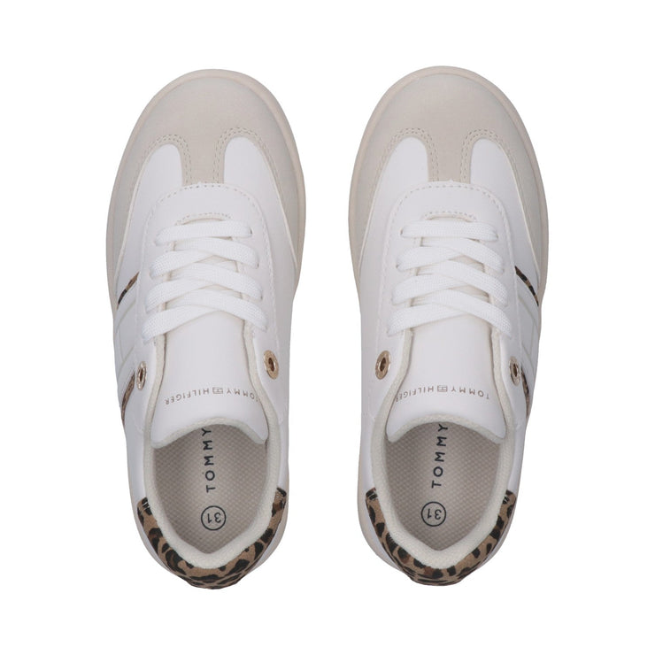 Sneakers da ragazza look retrò e dettagli animalier