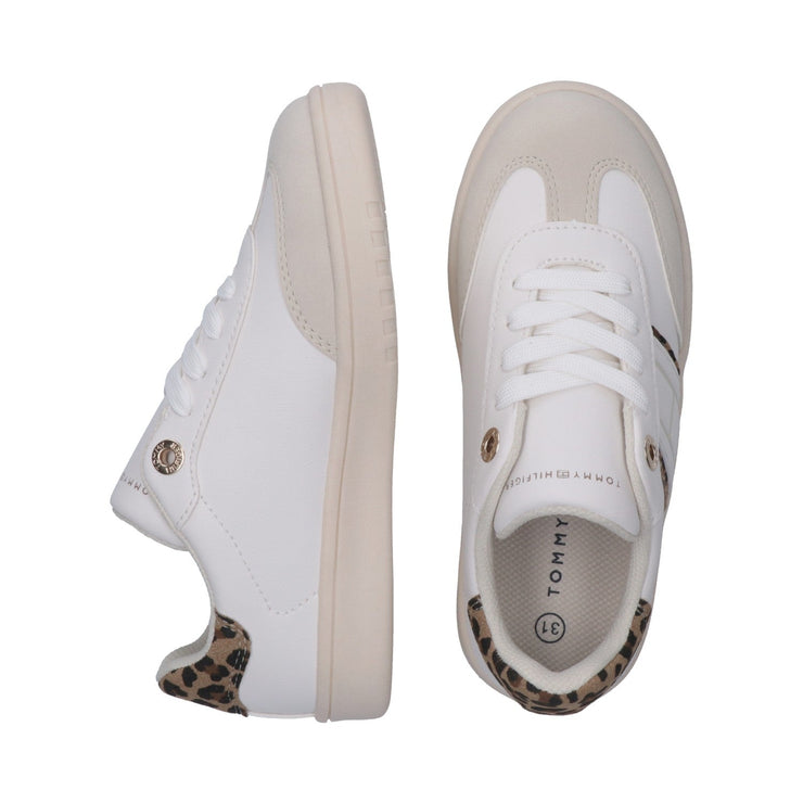 Sneakers da ragazza look retrò e dettagli animalier