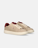 Sneakers stringate da ragazza con inserti a contrasto e flag