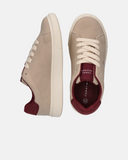 Sneakers stringate da ragazza con inserti a contrasto e flag