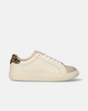 Sneakers stringate da ragazza con dettagli animalier
