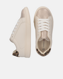 Sneakers stringate da ragazza con dettagli animalier