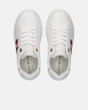 Sneakers da ragazza con iconica passamaneria e logo TH a lato