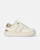 Sneakers da ragazza fondo platform ed inserti dorati