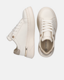 Sneakers da ragazza fondo platform ed inserti dorati